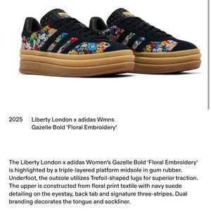 Liberty Women's Gazelle Bold Sneakers - Black and Multicolor